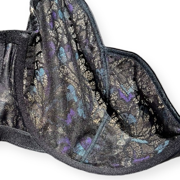 🌻NEW w/tags Savage x Fenty Butterfly Wings Unlined Lace Tulip Cup Bra Size 38G - Picture 5 of 11